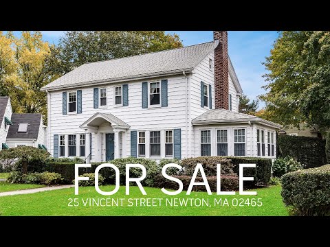 For Sale - 25 Vincent Street, Newton, MA 02465 by Dwell360