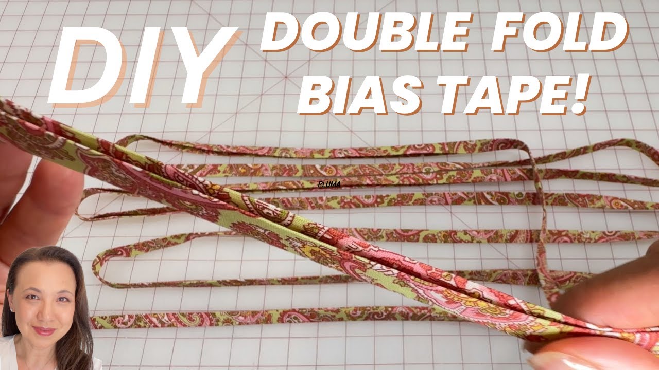 How to make Double Fold Bias Tape with a Fat Quarter | DIY Bias Binding