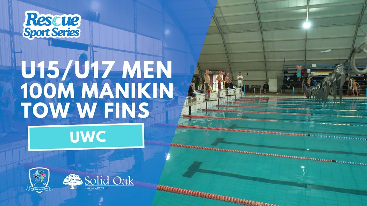 U15 U17 Men 100M Manikin Tow with Fins | Lifesaving Rescue Sport Series | Full Commentary