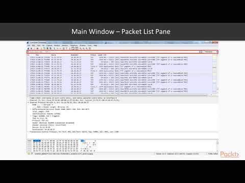 Analyzing Network Traffic with Wireshark 2 6 Getting Familiar Wireshark GUI | packtpub com