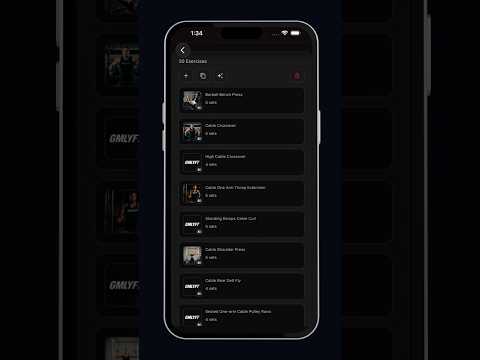 How to create circuits and supersets in GMLYFT