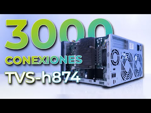 Almacenamiento con hasta 3000 conexiones simultáneas - QNAP TVS-h874-i7