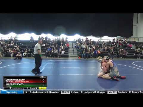 High School (11th - 12th Grade) 160 Quinn Wilkinson Southlake Carroll High School Vs Jacob Muscato