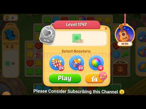 Matchington Mansion Level 1747, Level 1748 & Level 1749 - iOS/Android