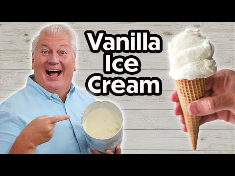 HOMEMADE Vanilla Ice Cream Recipe