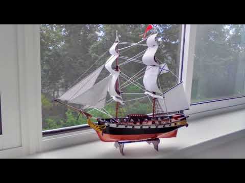 Бумажная модель брига Меркурий