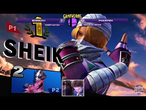 Shinkou (Sheik) vs Pokepen (Wolf) - Orbitar 64 - Winners Semis