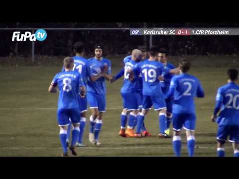 TOR 0-1, 9. Minute, Karlsruher SC - 1.CfR Pforzheim am 22.2.2017
