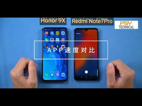 Honor 9x vs Redmi note 7 pro Speed test
