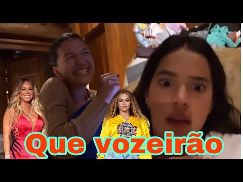 @Priscilla Alcântara canta “Emotions” Beyoncé, Hero” de Mariah Carey com Bruna Marquezine + Destiny