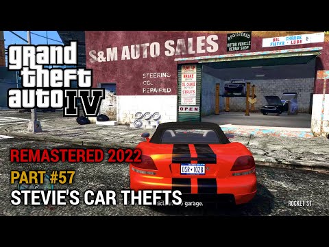 GTA 4 Remastered 2022 Part 57 - Stevie's Car Thefts [You Got The Message Achievement / Trophy]
