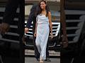 Zoe Saldana Street Style Shorts Viral Trending Hollywood Actress