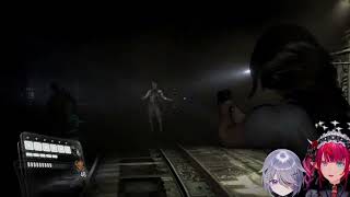 Biboo and Irys can't help but laugh after Irys keeps getting hit by the train