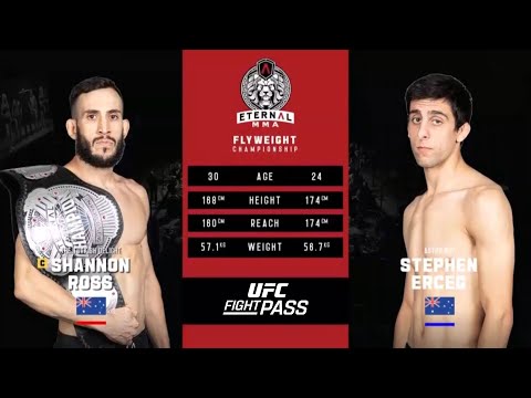 Eternal MMA 52: Steve Erceg vs Shannon Ross | March 7, 2020