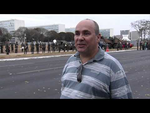 Emoção do desfile de 7 de setembro começa no ensaio