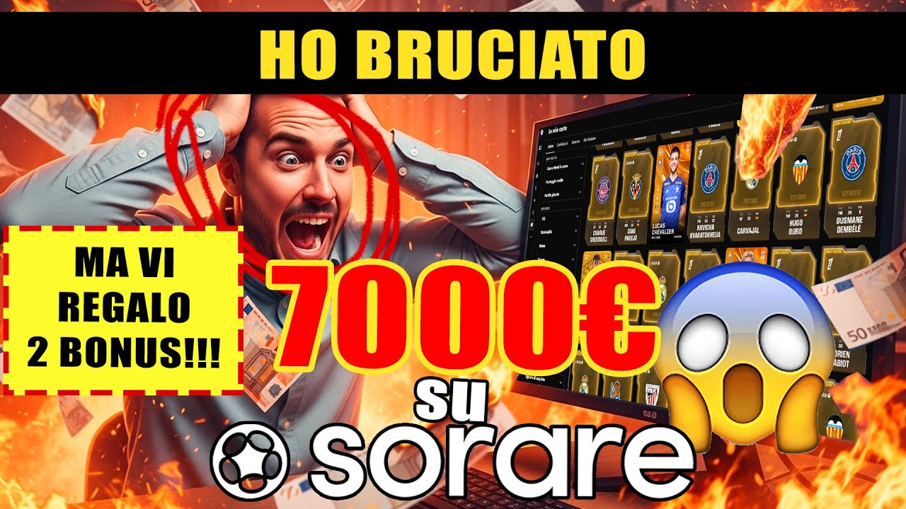 ALL-IN da 7000€ su SORARE: Vi regalo 2 BONUS e vi mostro la mia Galleria!
