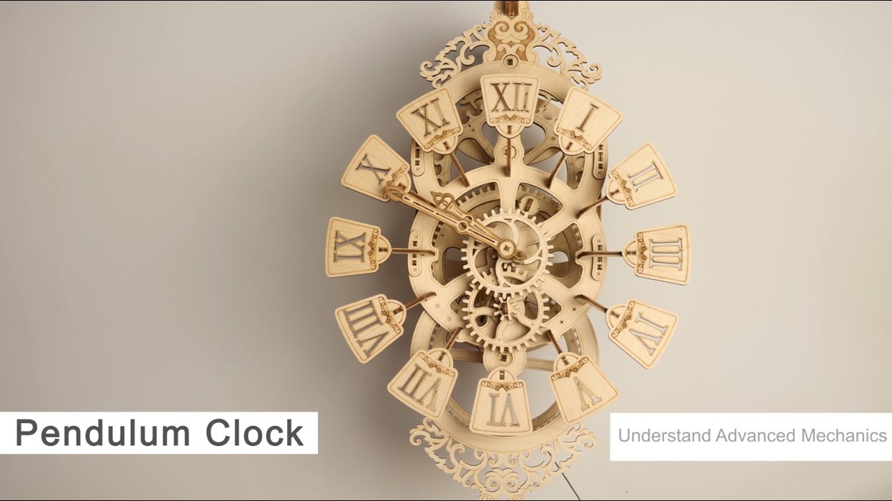 WoodTrick Bausatz Pendulum Wanduhr