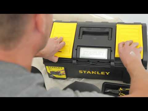 STANLEY įrankių ddėžė BASIC 19" video