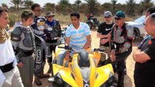 preview picture of video 'Raid en Quad,Moto et ssv en Tunisie - le 6-Douz 2010'
