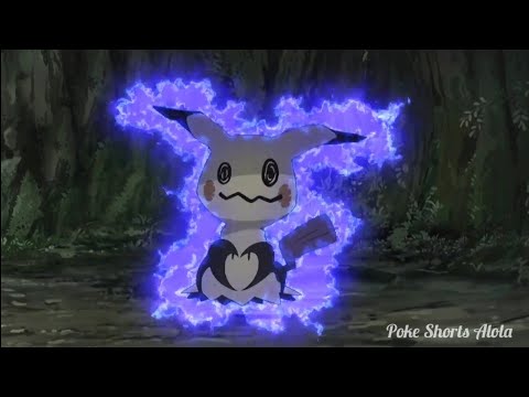 Mimikyu teaching Team Rocket to how to use Mimikyu's Z-move