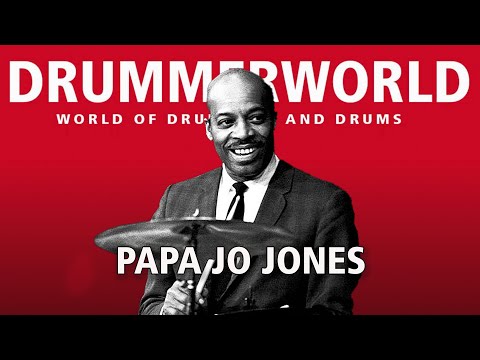 Papa Jo Jones: Alumni of Count Basie 1943 - #papajojones #drummerworld