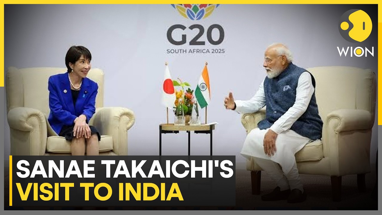Japan PM Sanae Takaichi Begins India Visit to Boost Strategic Ties | WION News