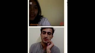 i think she fall in love with me #omeglelaughs #moment #duet