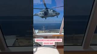 Emergency evacuation from a cruise ship!