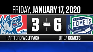 Wolf Pack vs. Comets | Jan. 17, 2020