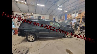 frame repair on 02 trailblazer