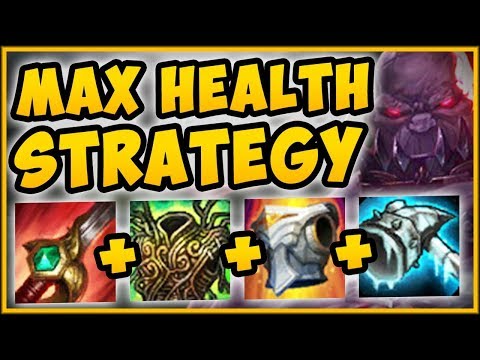 MAX HEALTH STRATEGY ON SION = OVER 16000 HP??? MAX HEALTH SION SEASON 9 GAMEPLAY! League of Legends