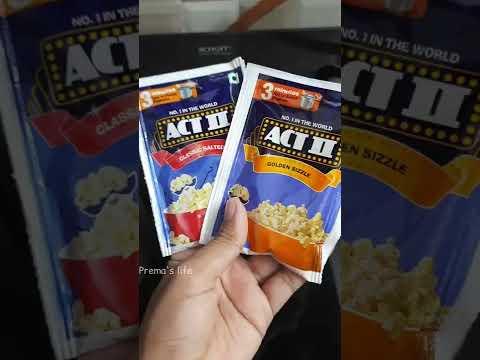 Act 2 Popcorn at home -How to make popcorn at home #shorts #popcorn