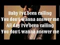 Maleek berry-been calling lyric video