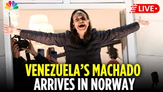 LIVE: Venezuelan Nobel laureate Receives María Corina Machado Receives Warm Welcome in Oslo | N18G