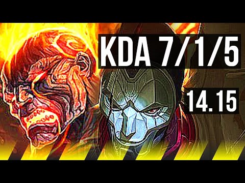 BRAND & Leona vs JHIN & Ornn (ADC) | 7/1/5, Dominating | EUW Diamond | 14.15