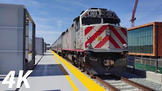 ⁴ᴷ⁶⁰ Caltrain: Exploring and Railfanning at the New Hillsdale Station