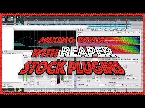 Mixing Rock with REAPER Stock Plugins