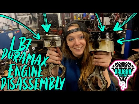 6.6 DURAMAX ENGINE Tear Down How To