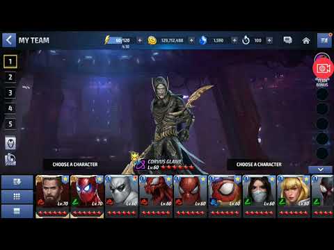 Shadowland Solo T2 Corvus Glaive vs. Lash Boss Rumble Floor 23 Marvel Future Fight