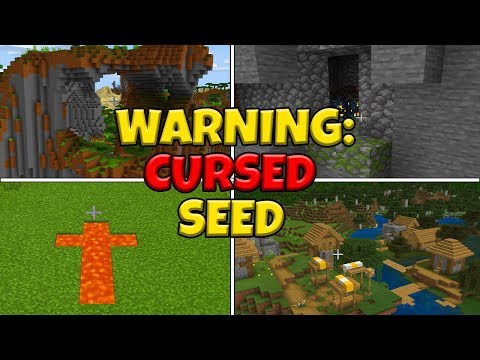 This seed is CURSED on Minecraft Bedrock Edition (PE, Xbox, Switch, Windows)