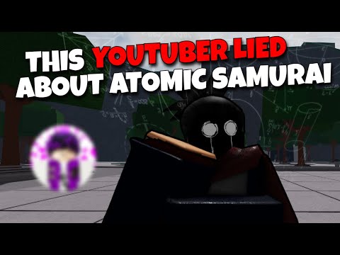 This Youtuber Lied About ATOMIC SAMURAI in Strongest Battlegrounds