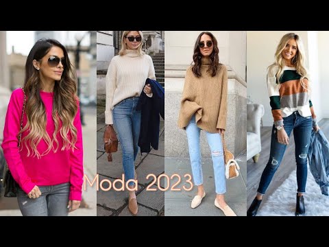 MODA 2023 LOOKS OTOÑO INVIERNO MODA MUJER OUTFITS SENCILLOS QUE NO PASAN DE MODA TENDENCIAS 2023