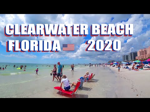 Clearwater Beach Florida Is Open: Summer 2020 Walking Tour