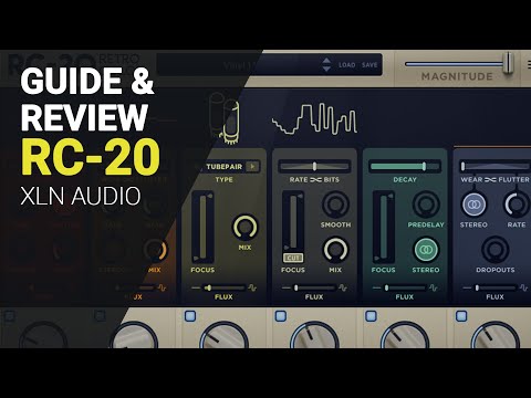 RC-20 Retro color from XLN audio, the best LOFI plugin you can buy - Plugin guide