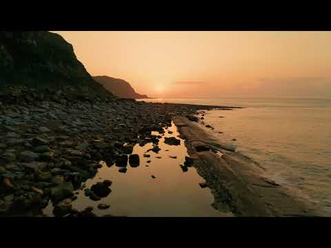 Sunrise, Hastings, East Sussex - 4k Drone footage