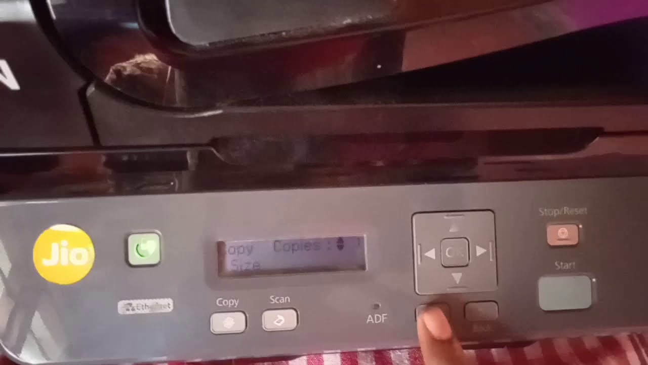 EPSON M200 Nozzle check and head cleaning