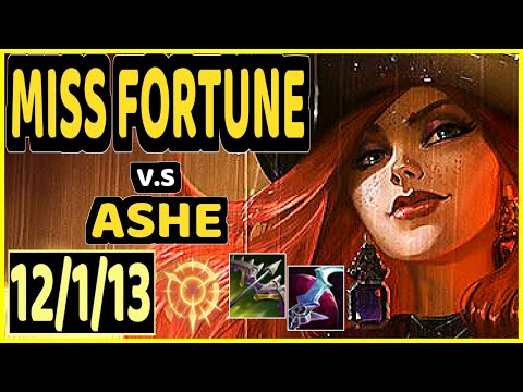 SNEAKY (MISS FORTUNE) vs ASHE - 12/1/13 KDA BOTTOM ADC GAMEPLAY - NA Ranked GRANDMASTER