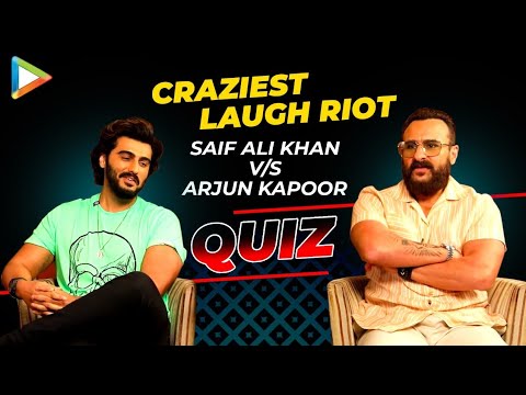 LAUGH YOUR HEAD OFF: Saif Ali Khan & Arjun Kapoor's MADDEST quiz ever | Bhoot Police