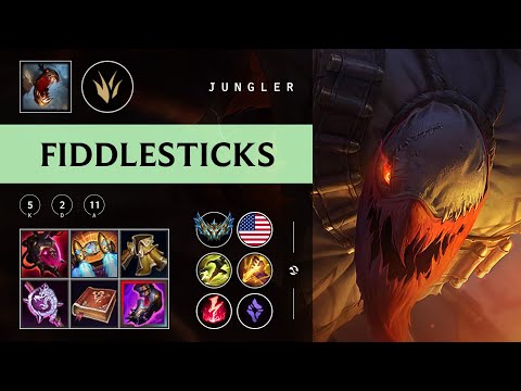 Fiddlesticks Jungle vs Lee Sin - NA Challenger Patch 25.24