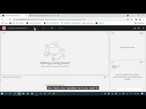 Adobe Connect Technology Checklist Video